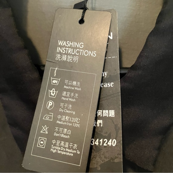 Incerun Men's Black Sheer Casual Button Down Shirt NWT 3XL - Picture 3 of 8